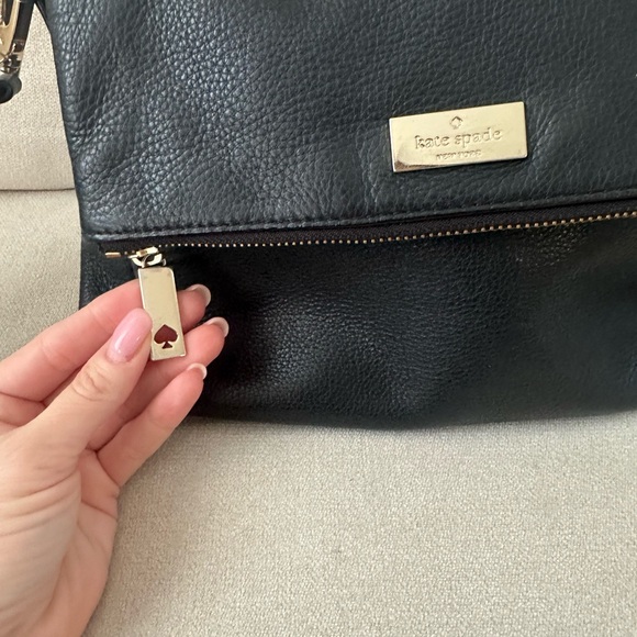 Kate Spade New York Highland Place Maria Leather Crossbody, Black - Picture 9 of 14